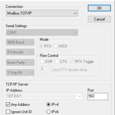 【PLC通讯】AB PLC的modbus TCP 通讯